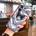 thumbnail image 4 of Cute Hello Kitty kuromi Phone Case For OPPO RENO 8 7 9 6 7SE 5 4 4SE 4 3 4G 5G PRO PLUS Colour Liquid Silicone Case Funda Shell LXY, 4 of 7