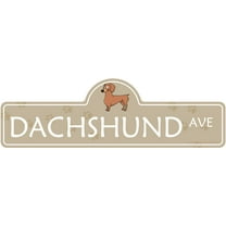 SignMission P-720 Dachshund 20 in. Dachshund Street Sign