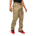 thumbnail image 5 of G-Style USA Men's Relaxed Straight Fit Work Cargo Pants 6CP01 - Khaki - 38/34, 5 of 5