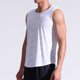 thumbnail image 1 of pstuiky Camiseta sin mangas para hombre, Camiseta deportiva informal de color liso para hombre, para entrenamiento físico, secado rápido, con cuello redondo Tops elegantes para mujer xxl, 1 of 5