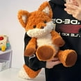 thumbnail image 3 of 11.8 Inches Red Fox Stuffed Animal, Soft Cuddly Fox Plush Toy,Perfect for Child Gifts, 3 of 7