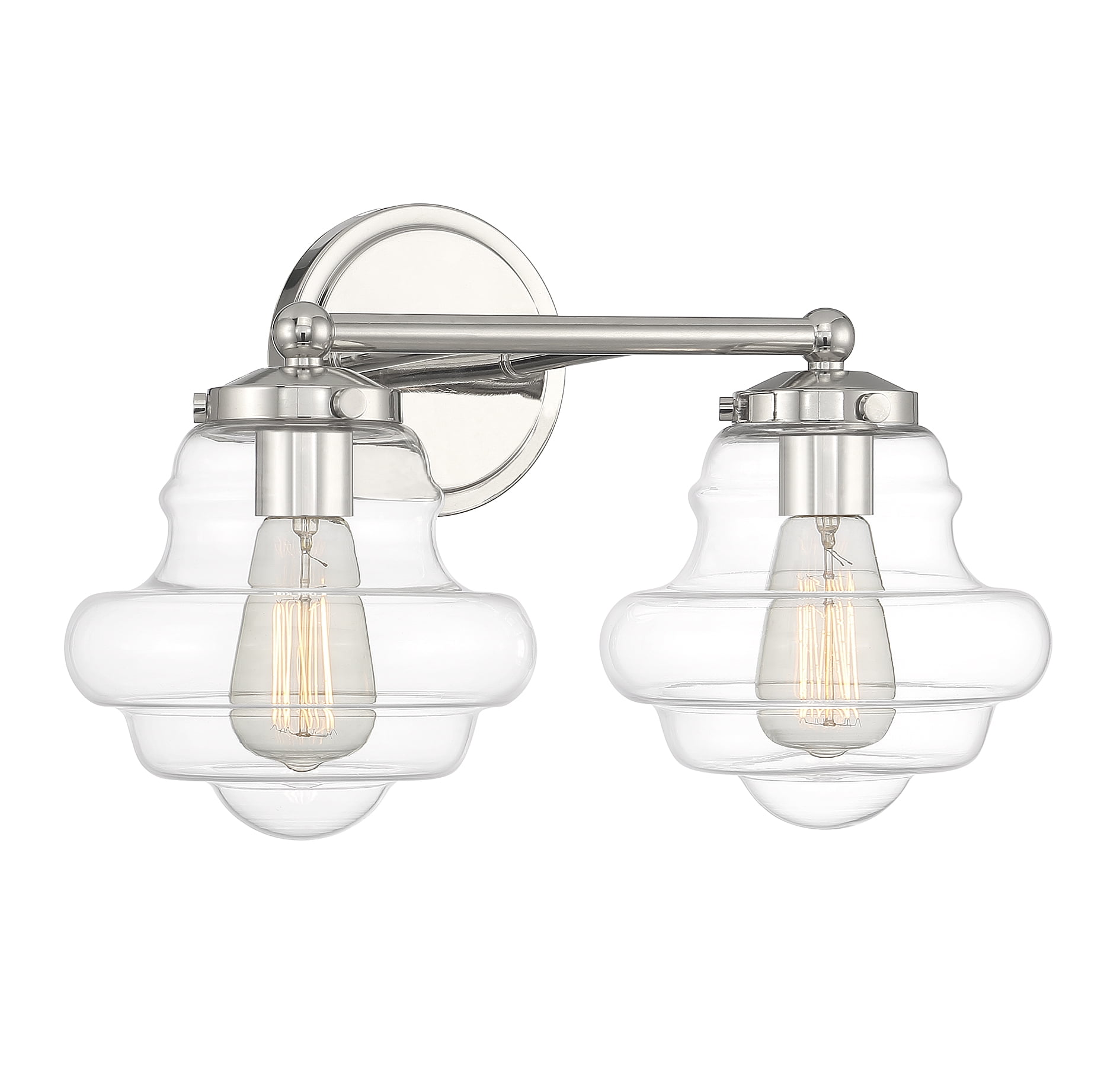 Trade Winds Jordan 2-Light Bathroom Vanity Light in Polished Nickel