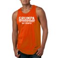 thumbnail image 1 of Wild Bobby,Grumpa Like A Regular Grandpa Only Grumpier, Father's Day, Men Graphic Tank Top, Orange, X-Large, 1 of 3