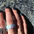 thumbnail image 3 of Qarigey Regalo de anillo de dedo de brillo de anillo multicolor simple personalizado Ropa, zapatos y accesorios Miscelánea Numero 3 Qarigey AP006765-03, 3 of 6