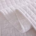 thumbnail image 5 of MarCielo 3 Piece 100% White Cotton Quilt Set Lightweight Bedspread Bed Coverlets Comforter Set, Traditional Check (King), 5 of 8