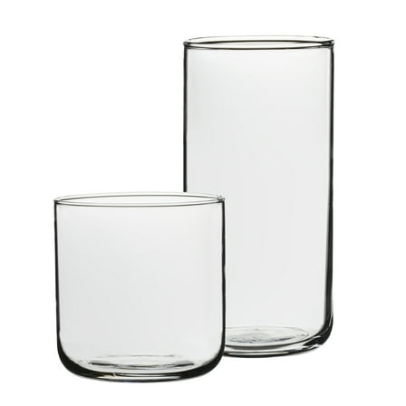 Mainstays Brooks Glass Drinkware, 12.5 Ounce & 18 Ounce, Set of 8
