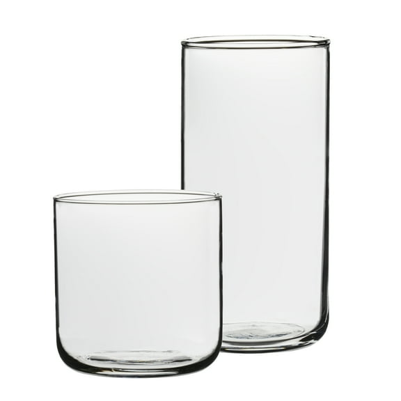 Mainstays Brooks Glass Drinkware, 12.5 Ounce & 18 Ounce, Set of 8