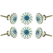 Set of Six Howden Ceramic Cabinet Knobs by Trinca-Ferro