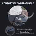 thumbnail image 4 of Cojín de asiento de moto Feiteplus de gel transpirable en forma de panal, 4 of 7