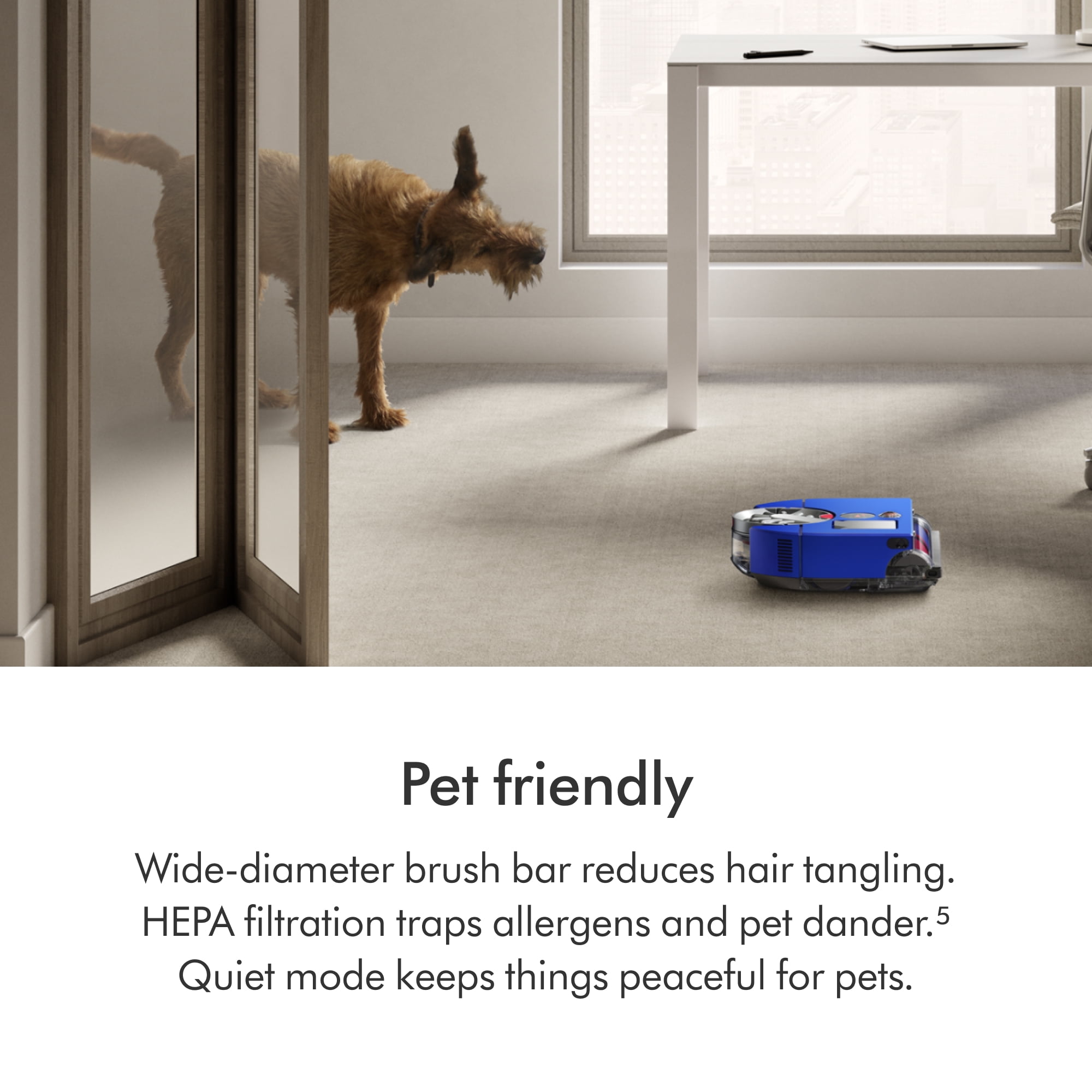 Dyson 360 Vis Nav‚Ñ¢ Robot Vacuum | Blue/Nickel | New, 26 Sensors