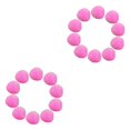 thumbnail image 1 of Cateissary Paquete de 10 bolas de agua reutilizables para piscina al aire libre, juegos de playa, juguetes absorbentes de verano para padres e Rosado 2piezas, 1 of 6
