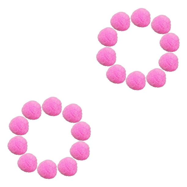 Wosthever Paquete de 10 bolas de agua reutilizables para juegos de natación al aire libre, juguetes absorbentes de verano para lanzar fiestas Rosado 2piezas
