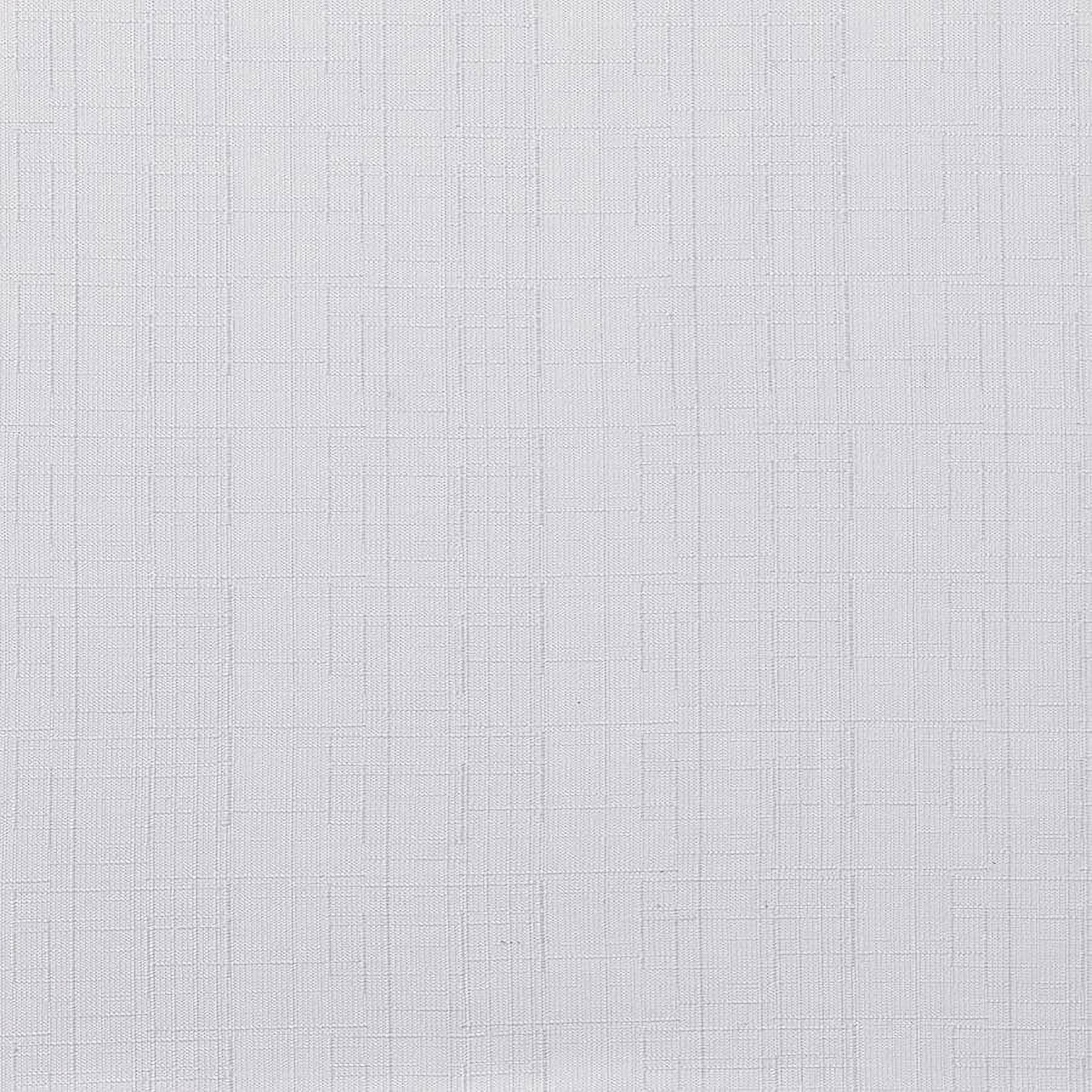 Exclusive Home London Textured Linen Room Darkening Blackout Grommet Top Curtain Panel Pair, 54"x84", Winter White