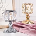 thumbnail image 7 of Dserhfy Faux Crystal Candle Holder European Style Candle Cup Shiny Tealight Holder Table Centerpiece for Home Wedding Party Decoration, 7 of 7