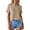 Khaki, variant on Womens Tees Short Sleeve Crewneck Oversized T Shirts Casual Loose Fit Lightweight Summer Tops Everyday Outfit