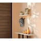 thumbnail image 2 of Portallaves De Pared Perchero Organizador Moderno Decoración Modelo Roble, 2 of 4