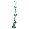 thumbnail image 4 of Dogit Knotted Rope Dog Toy, Multi-Coloured 3-Knot Looped Tug, 71 cm (28in), 4 of 5