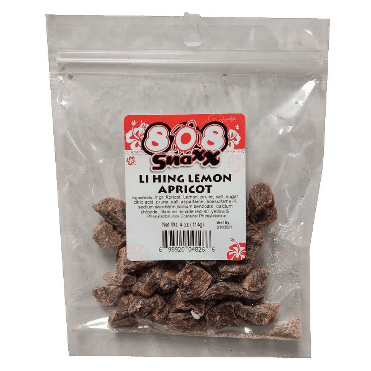 808 Snaxx Lemon Apricot 4oz - Walmart.com