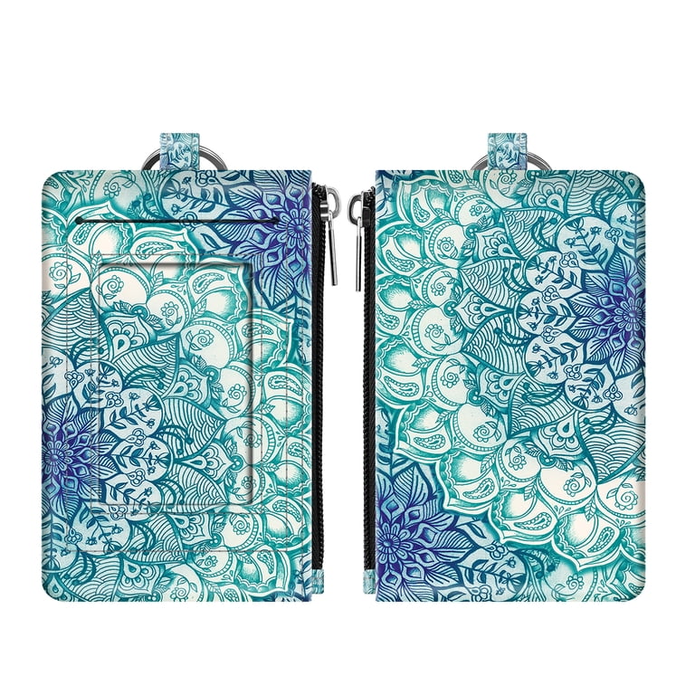 Fintie RFID Blocking ID Card Holder Wallet, Blue photo 7