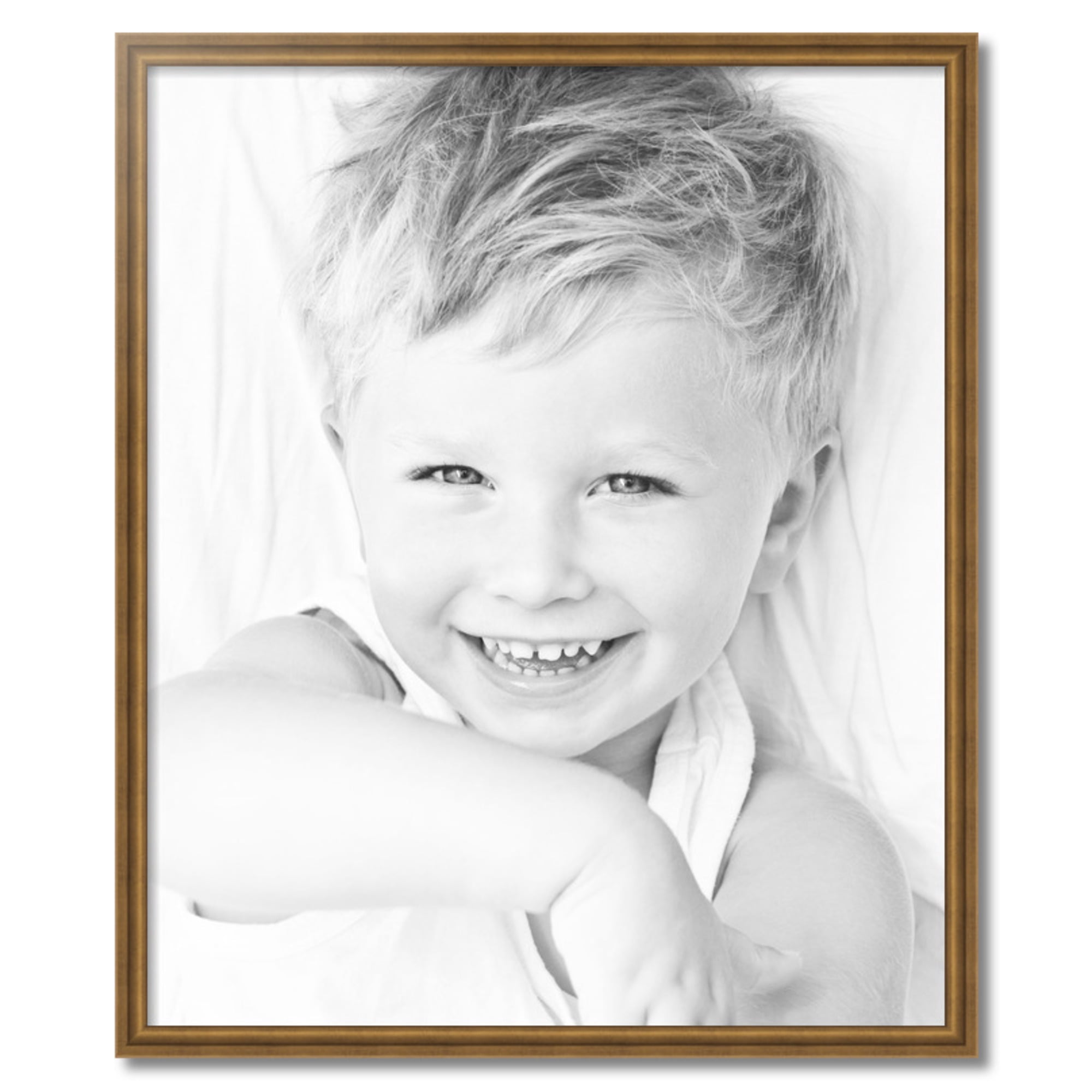 ArtToFrames 30x36 inch Muted Gold Glow Picture Frame, Gold MDF Poster Frame (4680)