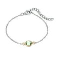thumbnail image 6 of Uxcell 1 Set Birthstone Connector Link 2mm Hole Round Birthstone Charm 304 Stainless Steel Crystal Bead Links 12 Colors, 6 of 6