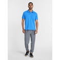 thumbnail image 2 of Athletic Works Men's and Big and Tall Men's Active Mesh Polo Shirt, Size XS-5XL, 2 of 5