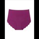 thumbnail image 3 of Bragas Invisibles de Cintura Alta para Mujer, Sin Etiqueta, con Borde Ondulado y Cobertura Total. Rojo Púrpura XL, 3 of 10