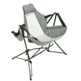thumbnail image 2 of Leumius 2 Pack Hammock Camping Chair,Oversized Folding Camping Chair with Pillow Cup Holder, Recliner with Carry Bag for Outdoor Travel Lawn Backyard,Gray, 2 of 9