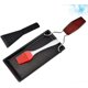 thumbnail image 5 of Skillet Steak & Bacon Pan: Grill Brush Non-stick Top Grill Grill Rack Vegetable Fish Steak Grill Pan (black) (3pcs), 5 of 5