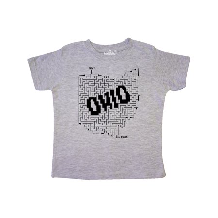 

Inktastic Ohio Maze Puzzle Gift Toddler Boy or Toddler Girl T-Shirt