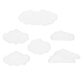 thumbnail image 4 of MasteelfCA 6 Pcs Patchs en Forme de Nuage Auto-Adhésifs Brodés Patchs Décoratifs, 4 of 7