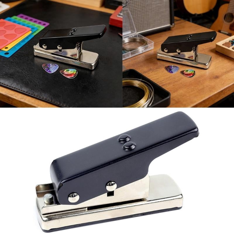 CEORPER Guitar Pick Cutter with Steel for Customs Plectrums Ergonomic Handle