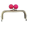 thumbnail image 1 of jifeng Metal Purse Frame Craft Purse Making Clutch Bag Handle for Sewing Bag Making Rose Red, 1 of 9