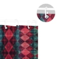 thumbnail image 5 of Yayeee Shower Curtain with Hooks 72"x72" Waterproof Fabric Bathroom Hanging Decor, Vibrant Green Tartan Pattern, 5 of 5