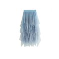 thumbnail image 3 of Jupe en Tulle pour Femmes Taille Élastique Jupe Longue en Maille, 3 of 3