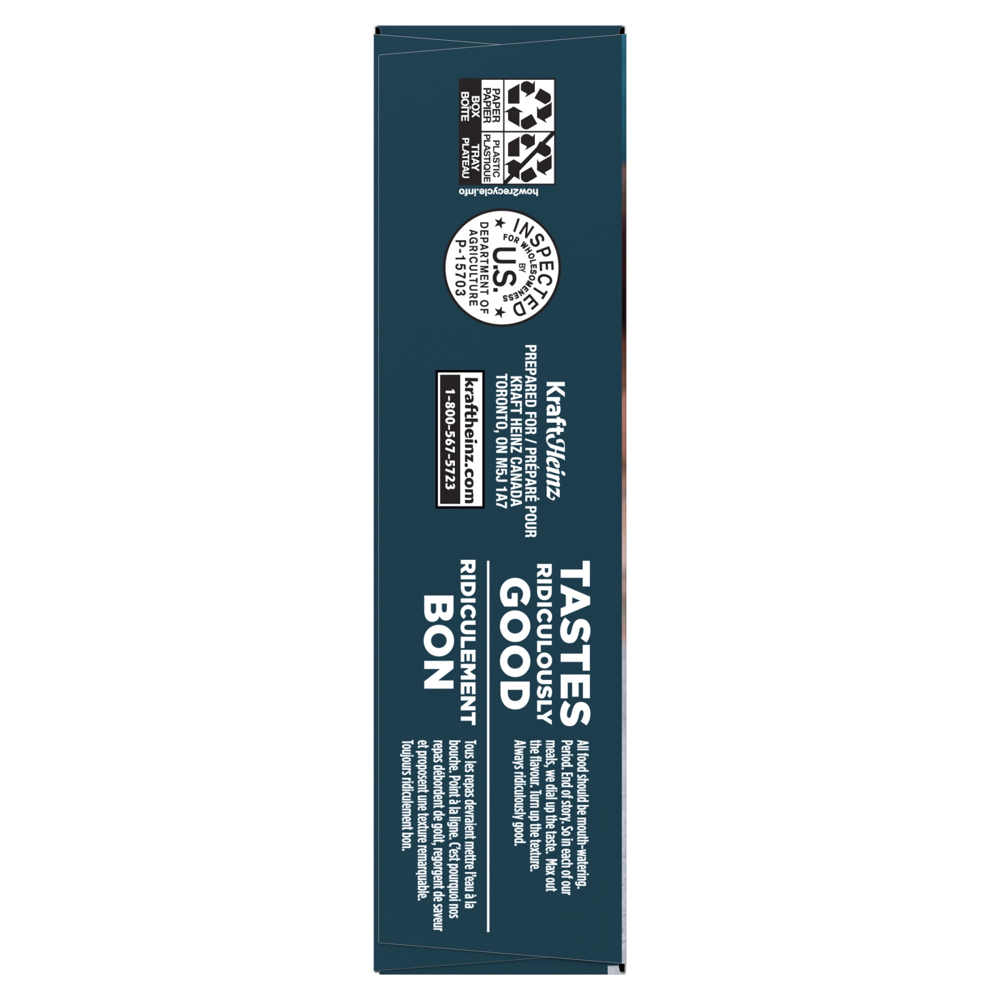 Macaroni Et Fromage Avec Poulet Et Jambon Cuit Au Four 320g