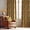 Flower Gold, variant on StangH Velvet Curtains Gold Floral Print Victorian Home Decor Back Tab Room Darkening Curtain Panel Pairs Curtains, W52 x L8, 2 Panels