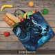 thumbnail image 5 of Easygdp Celestial Ram Night Sky Bolsa Tote para Mujer, Bolso de Hombro para Trabajo, Playa, Viajes, Compras y Supermercado, 5 of 7