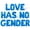 Blue, variant on Letter Balloons - LOVE HAS NO GENDER 16" Inch Alphabet Letters Foil Mylar Balloon Pride Day Party Banner (Purple)