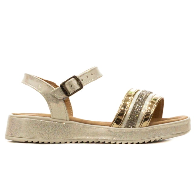 Sandalias para Niña Yuyin 26084 plateado 18