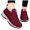 Red, variant on Snow Boots for Women Anti-Slip Thickened Winter Boots Slip on Furry Lined Short Booties