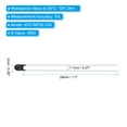 thumbnail image 2 of Uxcell NTC Thermistors Resistors, 50Pcs 10K Ohm MF52-103 5% Accuracy High Sensitivity Current Limiter Temperature Sensor for Measuring Temperature Black, 2 of 5