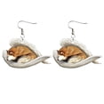 thumbnail image 1 of Xihbxyly Pendientes de Cachorro, Adorables Joyas con Temática Canina, Diseño En Forma de Corazón con Detalles Rojos, Un Regalo Conmemorativo Significativo para Amantes de Los Perros, Ideal para Cumpl, 1 of 5