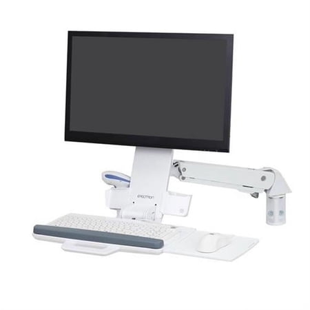 UPC: 0698833047349 | Ergotron 45-266-216 StyleView Sit-Stand Combo Arm (white)