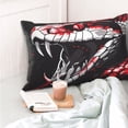 thumbnail image 4 of Balery Fierce Red Viper Graphic Art Funda de Cojín Estampada, Regalos para Mujeres, Regalos de Amor para Ella, Regalos para Novia o Esposa, Funda de Almohada-16"x24", 4 of 6
