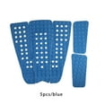 thumbnail image 2 of Eigraketly Tabla de surf de 5 uds., Longboard, almohadillas de tracción frontal para exteriores, cubierta de EVA, agarre resistente a la corrosión, Deportes acuáticos Azul Eigraketly OD031733-03B, 2 of 6