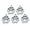 Dogs Paw Print-14x12x1mm, variant on 100pcs 304 Stainless Steel Charms Laser Cut Mini Smooth Metal Pendants 12~17mm-Round Ring-17x14x1mm,hole:1.2mm