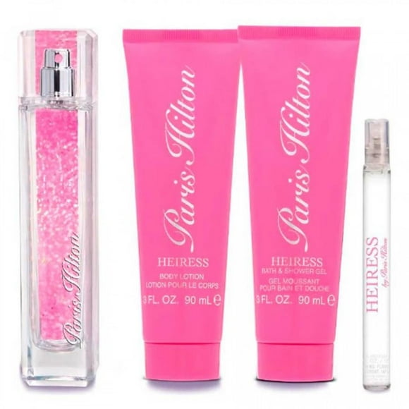 Set de Perfume Paris Hilton Heires Dama eau de Perfume 4 Piezas
