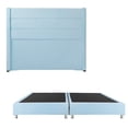 thumbnail image 1 of Box Base Cama King Size + Cabecera Lugo Dicasa Azul Cielo, 1 of 8