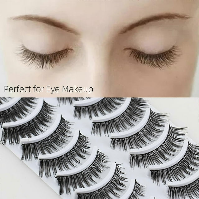 10 pairs of false eyelashes